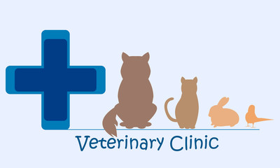 Logo / sign of the veterinary clinic.