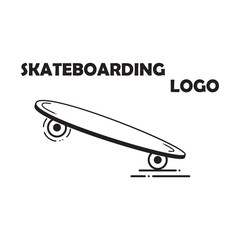 Skateboarding logo emblem skateboard