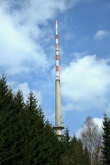 Obraz premium fernsehturm in geyer-zwönitz