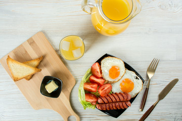 Breakfast for one person