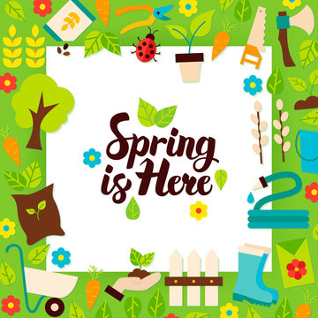 Spring is Here Paper Template