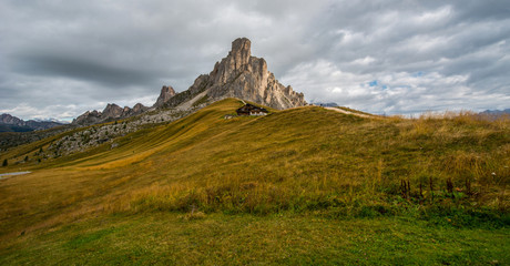 Giau pass, Dolomites mountain