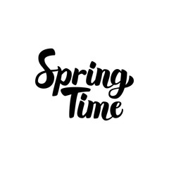 Spring Time Handwritten Lettering