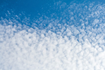 Cirrus cumulus clouds