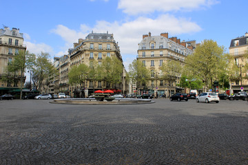 Paris - Place Victor Hugo - obrazy, fototapety, plakaty
