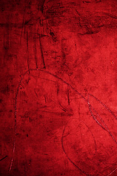 Grunge red background texture - dark red valentine's day backdrop.