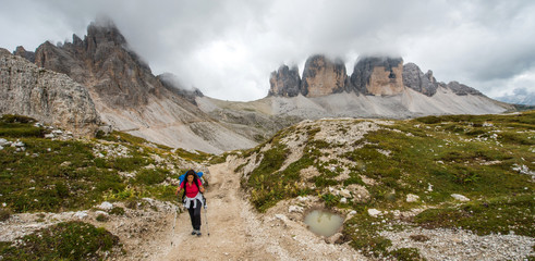 Trekking in Three Peak of Lavaredo, Dolomites
