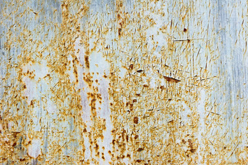 Peeling rusty metal texture