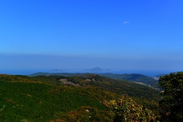 Obraz premium 国東の紅葉