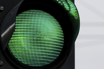 Verkehrsampel mit Grünlicht
