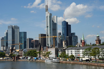Skyline der Stadt Frankfurt am Main