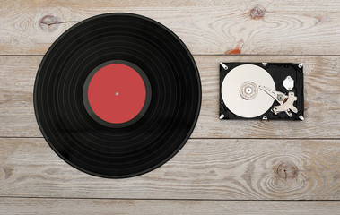 Obraz premium Data record concept 