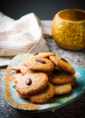 almond cookies..style rustic