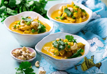chicken and vegetables  curry