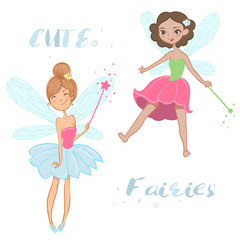 Cute Cartoon Fairies