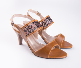 shoe or woman shoe on a background.