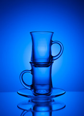 Beautiful transparent glass