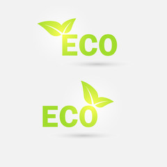 Ecology icon. Vector