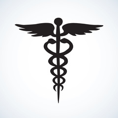 caduceus medical symbol