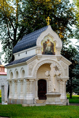 Obraz premium Mausoleum of Prince Dmitry Pozharsky in the Suzdal Monastery.