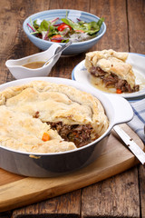 Homemade meat pie