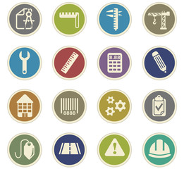 engineering icon set