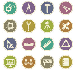 engineering icon set