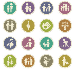 family icon set