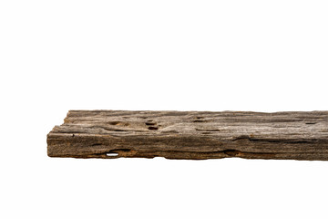 wood shelf, wood white background, isolated