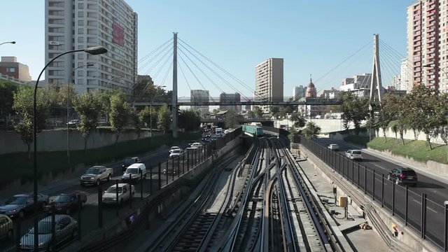 Santiago of Chile Subway, Downtown