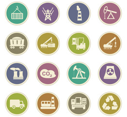 industry icon set