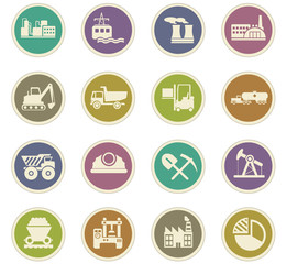 industry icon set