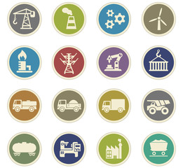industry icon set