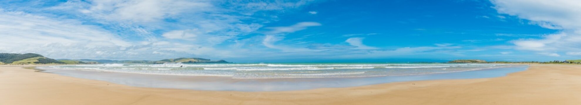 Fototapeta Northland sand beach near Cape Reinga New Zealand