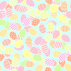 Easter eggs pattern