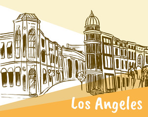 Obraz premium Rodeo Drive in Los Angeles