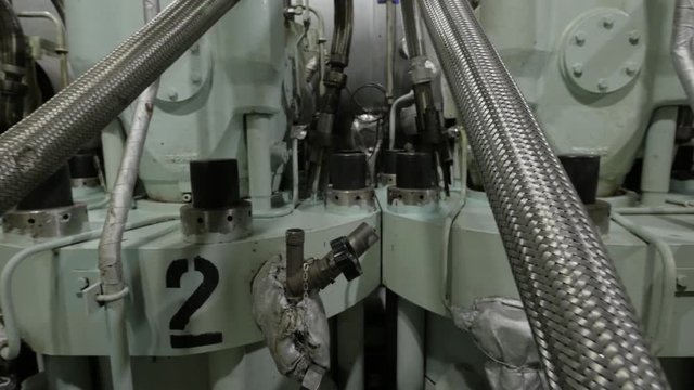 On large propulsion of vessel