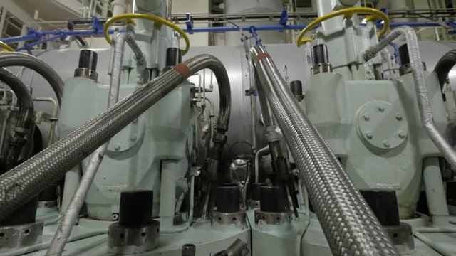 On diesel main engine of ship