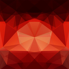 Background made of red, brown triangles. Square composition with geometric shapes. Eps 10