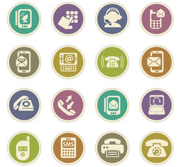 phone icon set