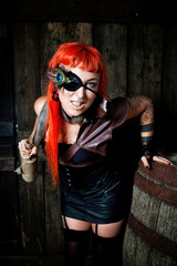 Femme néo pirate