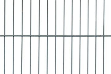Steel cage isolate on white background