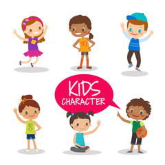Teen preteen kids cartoon characters