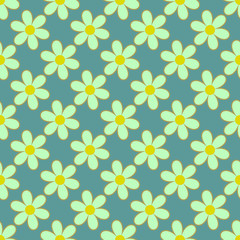 Seamless abstract flower pattern