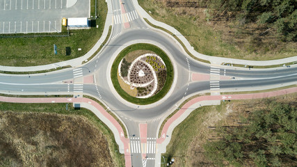 Rondo. Widok z lotu ptaka.  © Lukasz