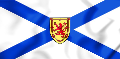 Flag of Nova Scotia, Canada. - 143910143