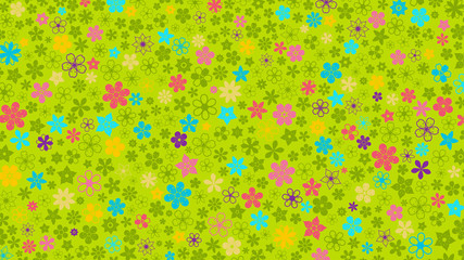 Background of small flowers