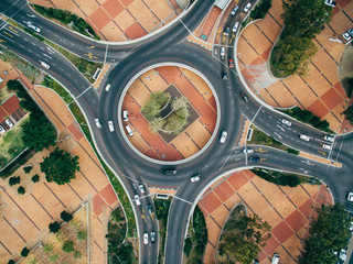 Aerial image of Traffic Circle - Day time