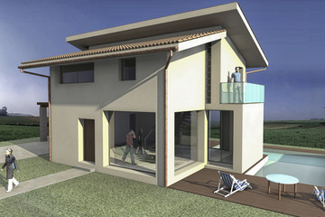 View of a rendering
