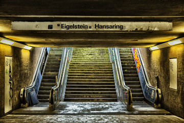 Rolltreppe Köln Hansaring Eigelstein Ebertplatz